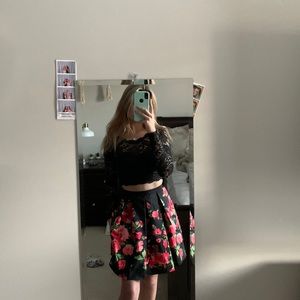 Macy’s size xs 2 piece prom